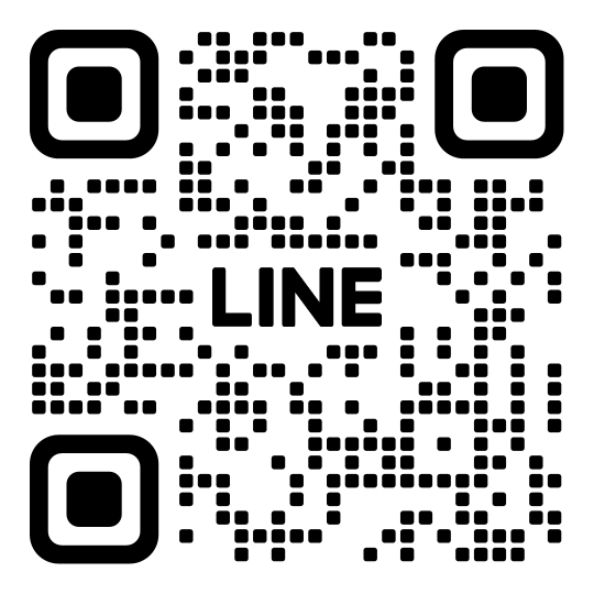 LINE友だち追加用QRコード。カメラで読み取って追加できます。